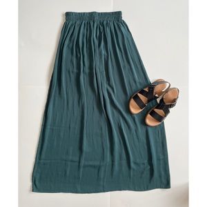 Teal Maxi Skirt Size Small